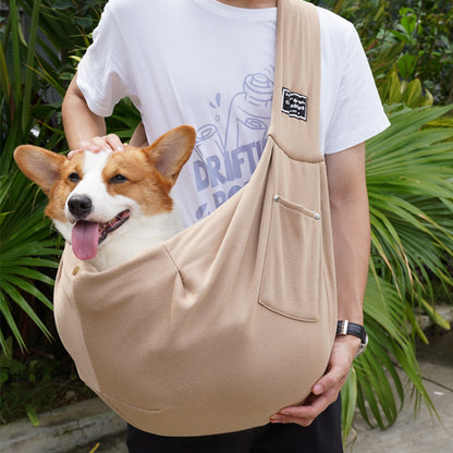 Dog harness with storage bag