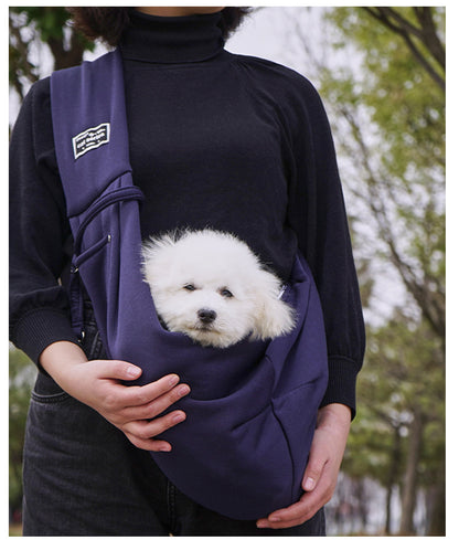 Dog harness with storage bag